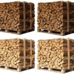 4 x Palettes (2 chêne blanc + 2 Hêtre/Charme) – Bûches de 40 cm