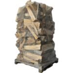 Bois de chauffage Wooday – Palette 2 m³ de bûches feuillus en 50 cm